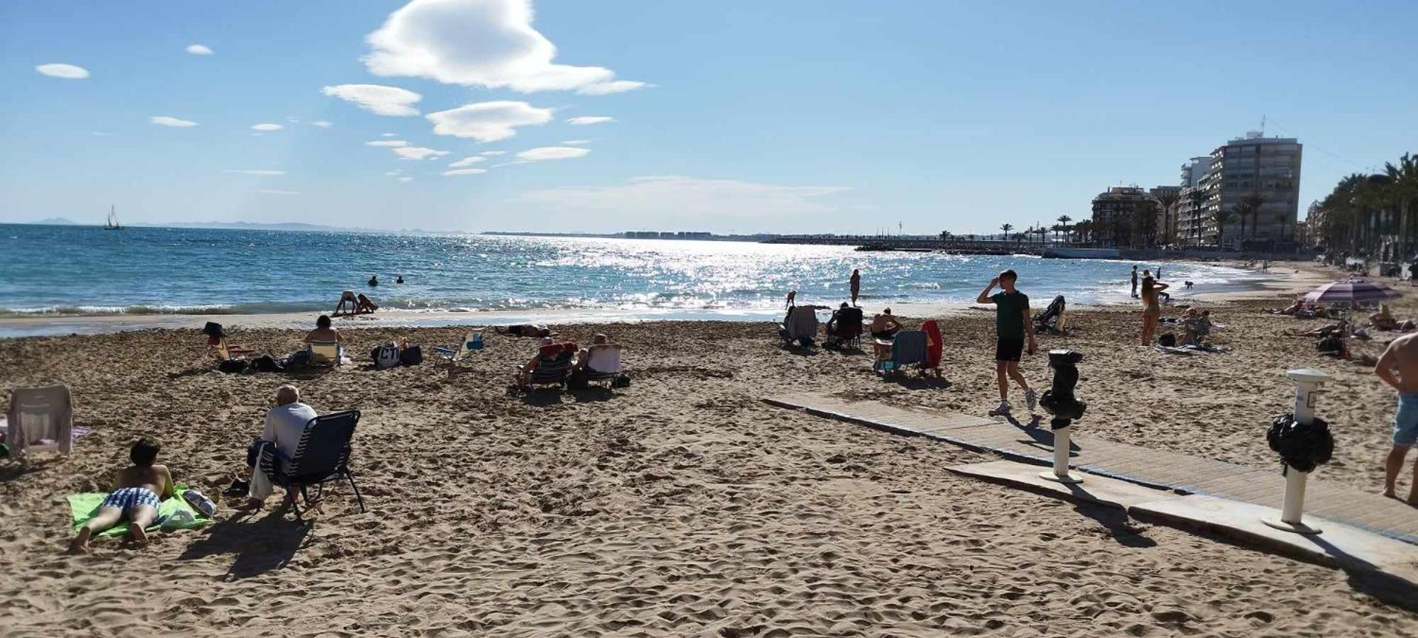 Seaview Playa Del Cura 50M Torrevieja Citycentre Apartment Exterior foto